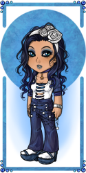 Budget - blue/white