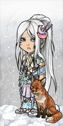 white hair